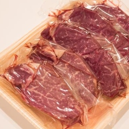  カット済み。焼くだけスペック国産牛ヒレステーキ100gx5枚入シャトーブリアン