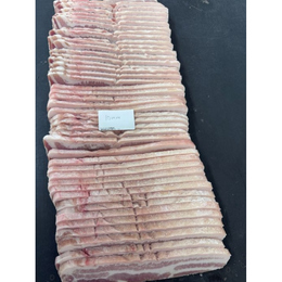 海外産豚バラ皮付　スライス10mm　5kg