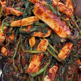 チョンガクキムチ(若大根のキムチ)500g