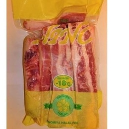 【ハラール】冷凍ビーフナーベル(牛バラ肉)ブロック