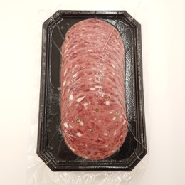 馬木葉のエゾシカ肉使用　ヤークトヴルスト(グリーンペッパー入り)　スライス