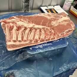 国産豚バラ肉 約19kg  入り数4枚　※銀行振込事前入金のみ対応